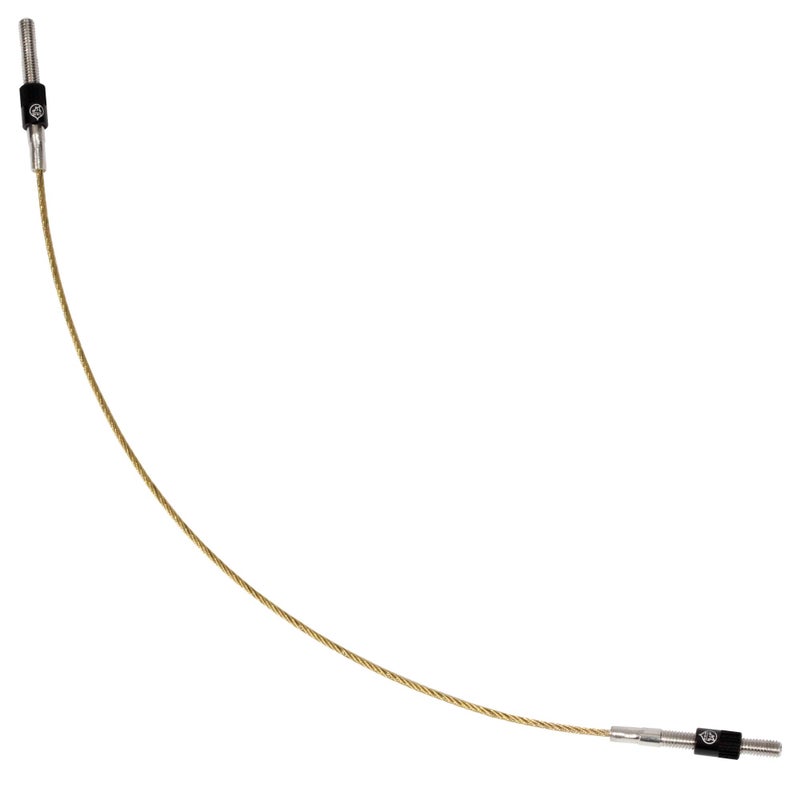 Mivi MI&VI Titanium Alloy Cello Tail Gut/Tailgut Non-slip Tailpiece with Wire Adjuster, Strand Connecters & Screw Replacements for 4/4 & 3/4 Size Cellos - Image 1